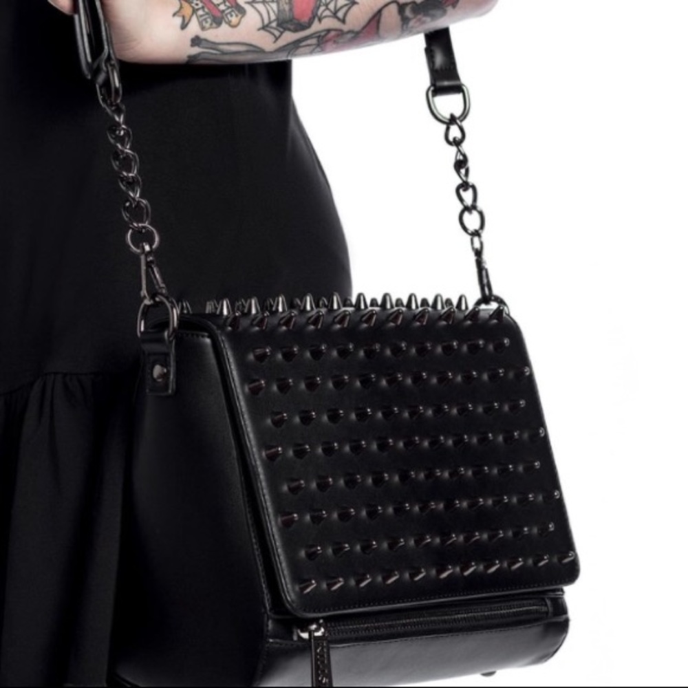 New rhea spiked handbag